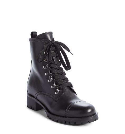 prada women's combat boots